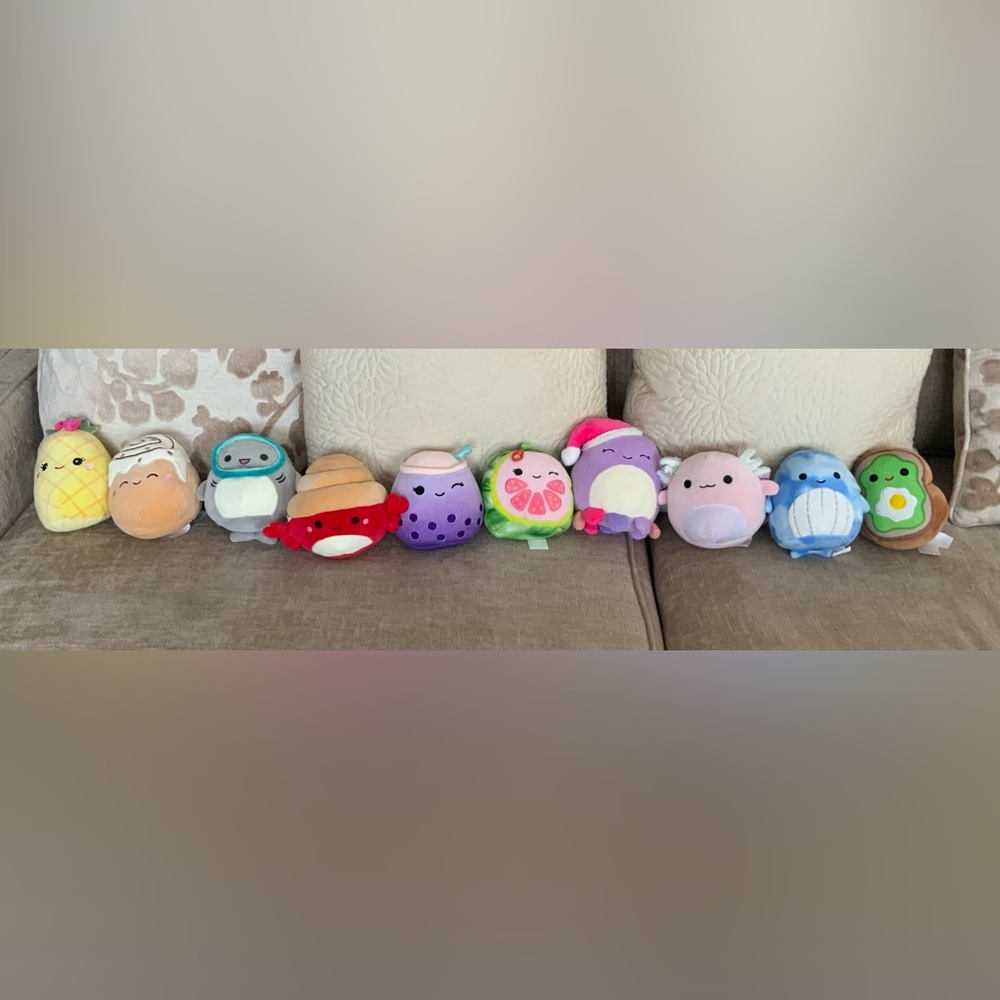 Bundle of TEN Squishmallows 8” Size.  All in Perfect Condition!